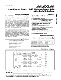 Click here to download MAX5250ACAP-T Datasheet