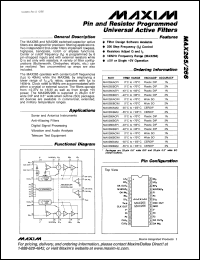 Click here to download MAX265BEWI-T Datasheet