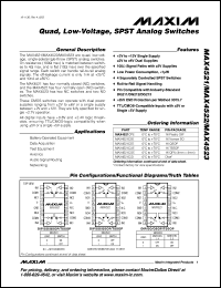 Click here to download MAX4521ESE-T Datasheet
