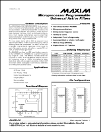 Click here to download MAX260AEWG Datasheet