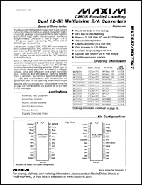 Click here to download MX7547SQ/883B Datasheet