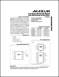 Click here to download MAX698CPA-4 Datasheet