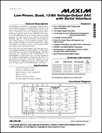 Click here to download MAX525ACAP-T Datasheet