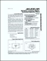 Click here to download MAX297CSA-T Datasheet
