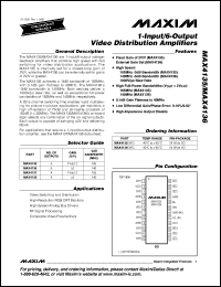 Click here to download MAX4136EWG-T Datasheet