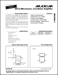Click here to download MAX2611EUS-T Datasheet