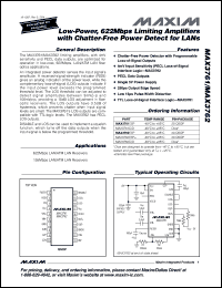 Click here to download MAX3762EEP-T Datasheet
