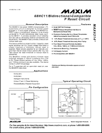 Click here to download MAX6314US30D3 Datasheet