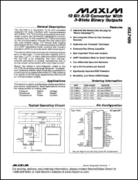 Click here to download ICL7109IQH-D Datasheet