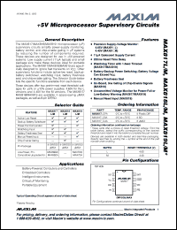 Click here to download MAX817LCSA-T Datasheet