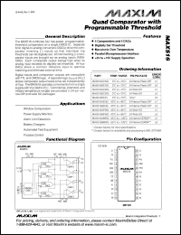 Click here to download MAX516BEWG+ Datasheet