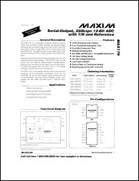 Click here to download MAX176BEWE-T Datasheet