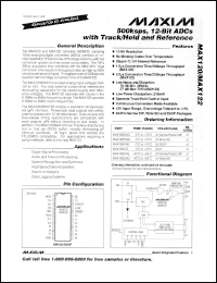 Click here to download MAX120CWG-T Datasheet