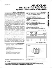 Click here to download MAX953ESA-T Datasheet