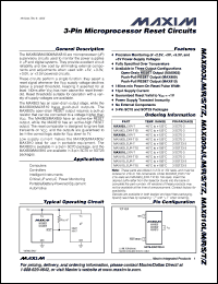 Click here to download MAX803LEXR Datasheet
