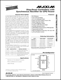 Click here to download MAX799ESE-T Datasheet