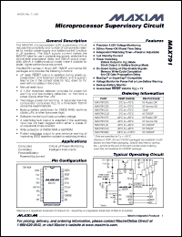 Click here to download MAX791CUE-T Datasheet
