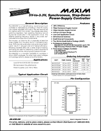 Click here to download MAX767SCAP-T Datasheet