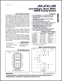 Click here to download MAX394CAP Datasheet