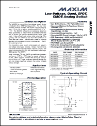 Click here to download MAX394EUP Datasheet