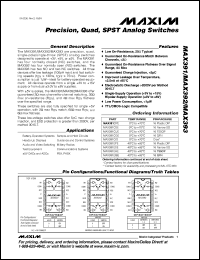 Click here to download MAX392ESE-T Datasheet
