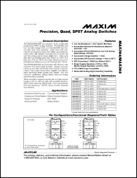 Click here to download MAX364ESE-T Datasheet