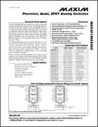 Click here to download MAX362ESE-T Datasheet