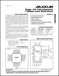 Click here to download MAX3261ECJ-T Datasheet