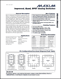 Click here to download DG441DJ+ Datasheet