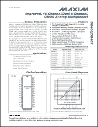 Click here to download DG406CWI+ Datasheet