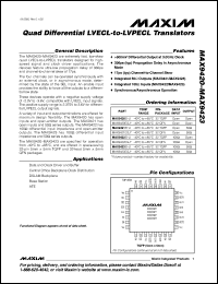 Click here to download MAX9420EHJ-T Datasheet