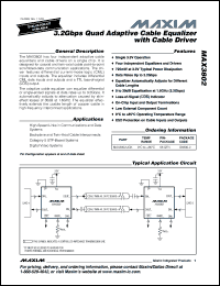 Click here to download MAX3802UGK-TD Datasheet