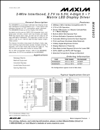 Click here to download MAX6953EPL+ Datasheet