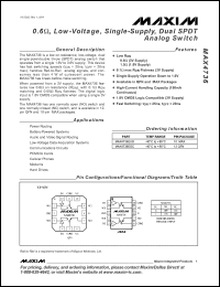 Click here to download MAX4736EGC-T Datasheet