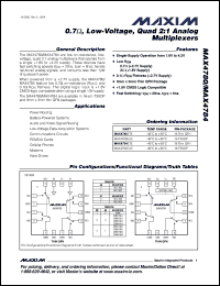 Click here to download MAX4784EGE-T Datasheet