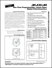 Click here to download MAX5427ETA+T Datasheet