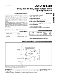 Click here to download MAX4369EBL+T Datasheet