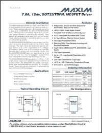 Click here to download MAX5048BAUT Datasheet