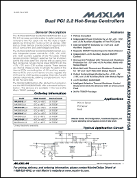 Click here to download MAX5916UUI+T Datasheet