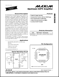 Click here to download MAX3505EGP Datasheet