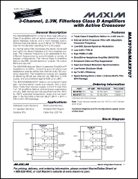 Click here to download MAX9706 Datasheet