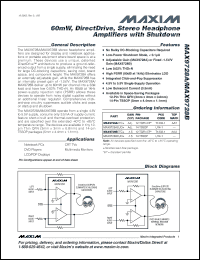Click here to download MAX9728AETC+T Datasheet