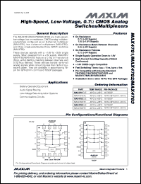 Click here to download MAX4781EUE+ Datasheet