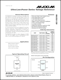 Click here to download MAX6129BEUK30 Datasheet