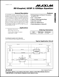 Click here to download MAX3803UBP Datasheet