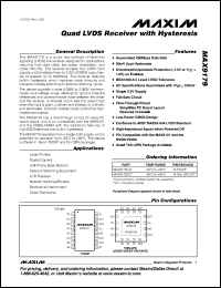 Click here to download MAX9179ETE-T Datasheet