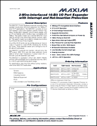 Click here to download MAX7311ATG+ Datasheet
