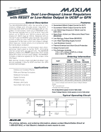 Click here to download MAX8530ETT8A Datasheet