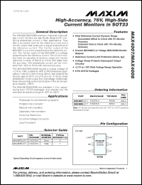 Click here to download MAX4007EUT+ Datasheet