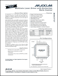 Click here to download MAX3737ETJ+ Datasheet